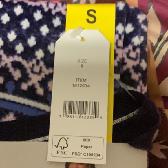 NWT Nautical 2 piece women’s sleepwear set Size small Silky stretch fleece - Picture 5 of 6